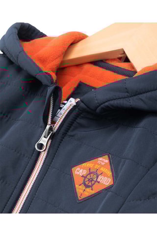 Casaco com capuz Malie - Azul-marinho 