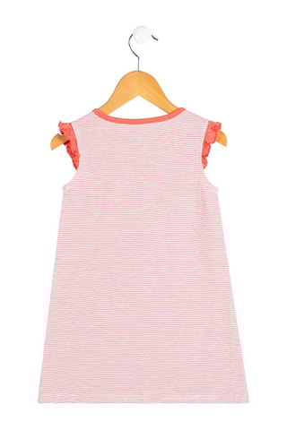 Camisa de dormir Nutty Branco e coral - Terre de Marins