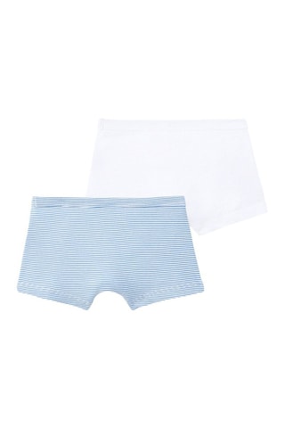 2 parigamba - Azzurro e bianco