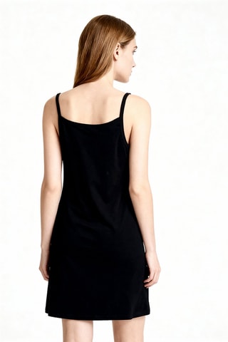 Vestido direito - Preto