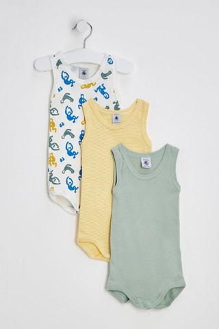 3 bodies - Branco e amarelo