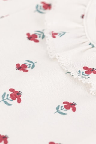 Body a maniche corte. - Bianco