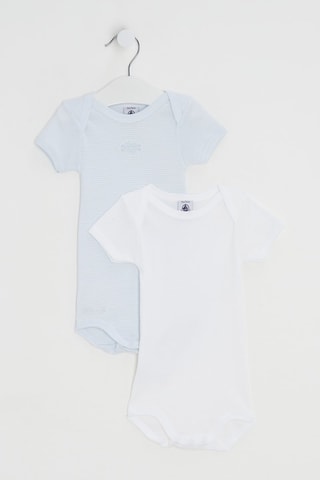 2 bodies - Azul-claro e branco