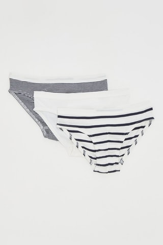 3 slip - Bianco e nero