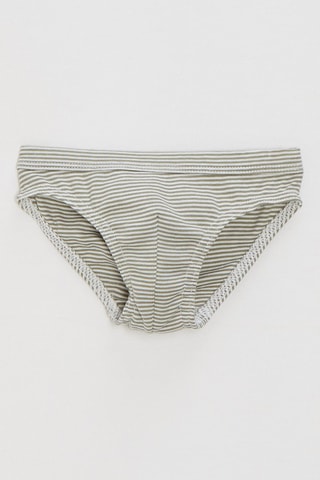 Slip - Kaki e bianco