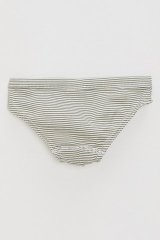 Slip - Kaki e bianco