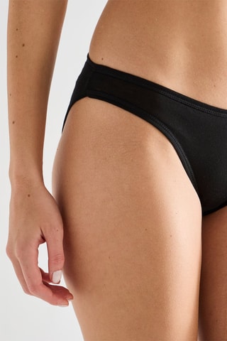 3 cuecas - Branco e cinzento-claro mesclado