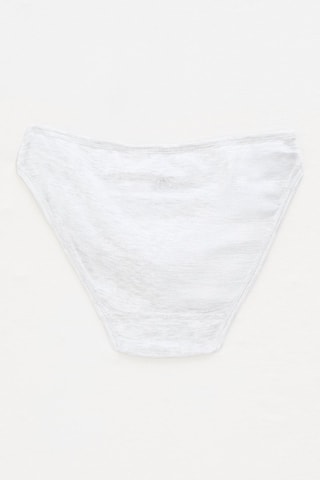 5 slip - Rosa, grigio chiaro melange e bianco