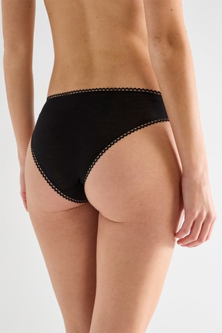 3 slip - Bianco, nero e rosa cipria