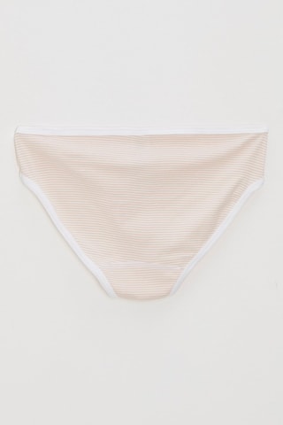 3 cuecas - Branco e salmão