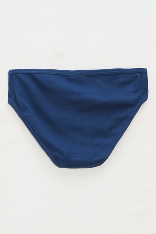 3 cuecas - Azul-marinho e branco