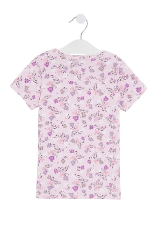 4 t-shirt - Rosa e bianco