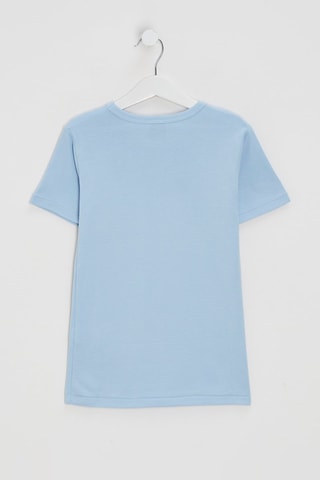 2 t-shirt - Celeste e bianco