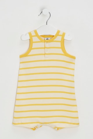 Macacão - Amarelo e bege