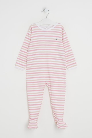 Tutina - Bianco e rosa