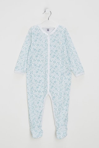 Babygro - Branco e azul-claro
