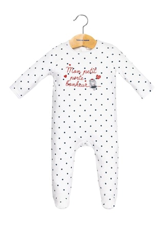 Tutina Pazane - Bianco e navy - Terre de Marins