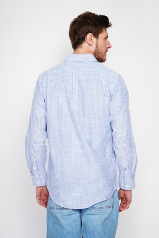 Linnen Overhemd - Marineblauw