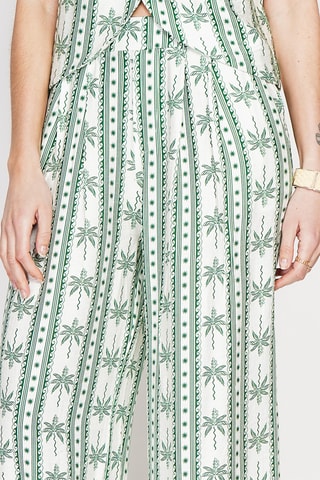 Pantaloni in lino - Verde