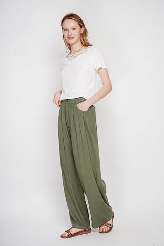 Linnen T-shirt - Wit