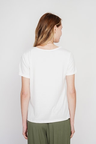 Linnen T-shirt - Wit