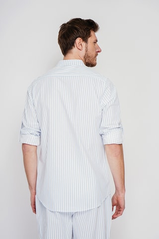 Chemise en lin - Bleu