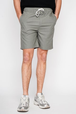 Linnen Bermuda - Kaki