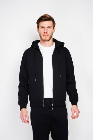 Sweater met Capuchon - Zwart