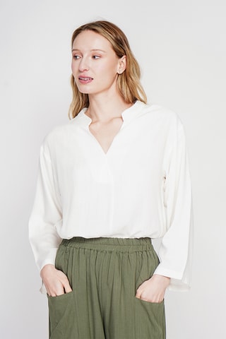 Blouse en lin - Blanc