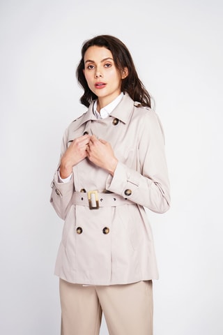 Trenchcoat - Bruin en beige
