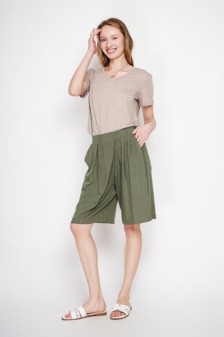 Linnen T-shirt - Beige