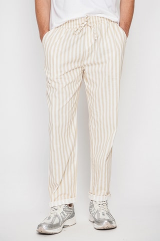 Rechte Linnen Broek - Beige