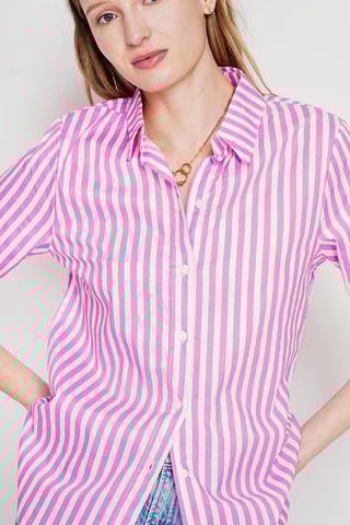 Linnen Blouse - Roze