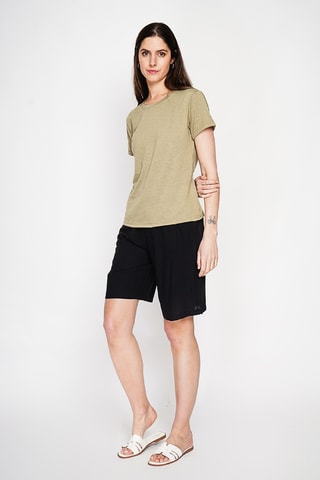 Linnen T-shirt - Beige