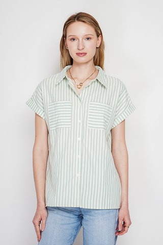 Linnen Blouse - Groen