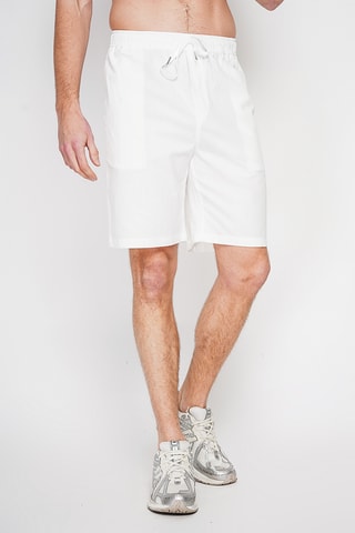 Linnen Bermuda - Wit