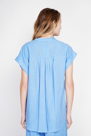 Linnen Blouse - Blauw