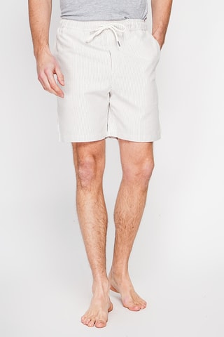 Linnen Bermuda - Camel