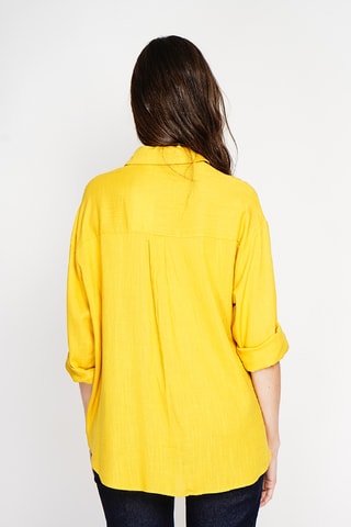 Linnen Blouse - Oranje