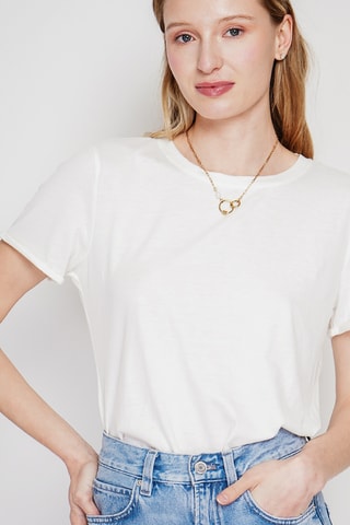 Linnen T-shirt - Wit