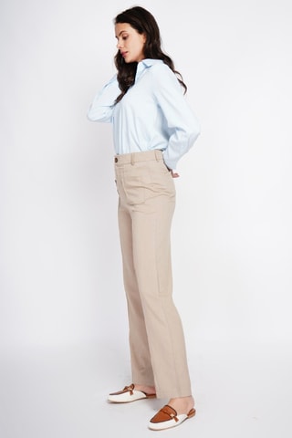 Linnen Blouse - Blauw