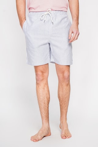 Linnen Bermuda - Zwart