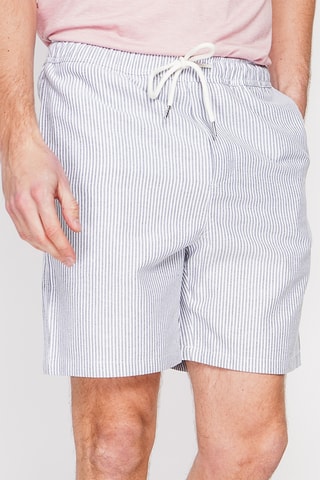 Linnen Bermuda - Zwart