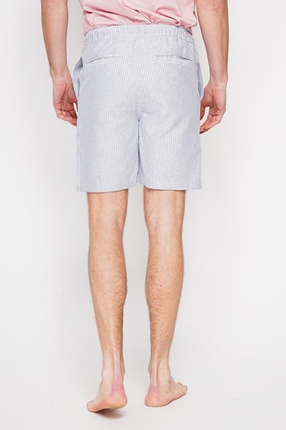 Linnen Bermuda - Zwart