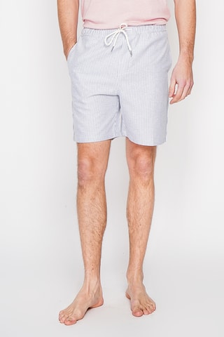 Linnen Bermuda - Zwart