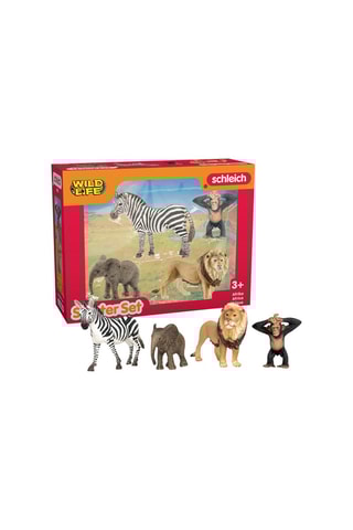 Set Mijn Eerste Afrikaanse Dieren Wild Life - 4-Delig - Vanaf 3 Jaar -