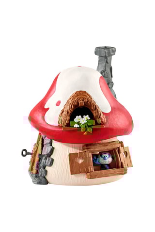 Smurfenhuis met 2 smurfen Schleich- Vanaf 3 Jaar