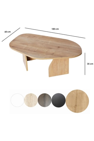 Table basse Rock  - 100 x 35 x 60 cm
