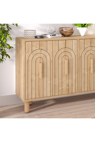 Console 4 portes Tiger - 120 x 73,6 x 29,6 cm