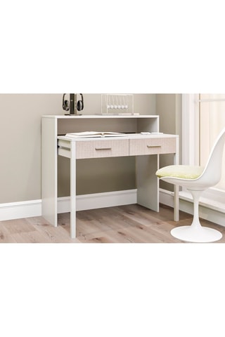 Bureau 2 tiroirs - 99 x 88 x 66 cm